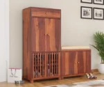 Sheesham Wood Shoe Rack