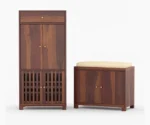 Sheesham Wood Shoe Rack - Image 5