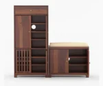 Sheesham Wood Shoe Rack - Image 6
