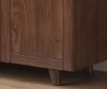 Sideboard with Single Drawer 2 Shelves Glazed Door - Image 4