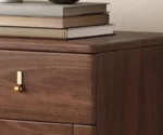 Sideboard with Single Drawer 2 Shelves Glazed Door - Image 7
