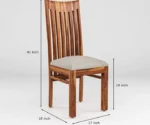6 Seater Dinning Table with 6 Cushioned Chairs for Home - Image 7