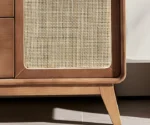 Style Medium Brown Wood Server with Cabinets and Drawers - Image 5
