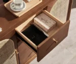 Style Medium Brown Wood Server with Cabinets and Drawers - Image 6