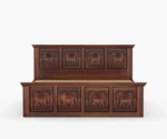 Tusker Sheesham Wood Bed Hydraulic Storage - Image 4