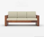 Victor 3+1+1 Wooden Sofa Set - Image 5