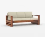 Victor 3+1+1 Wooden Sofa Set - Image 6
