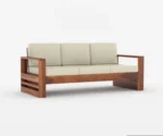 Victor 3+1+1 Wooden Sofa Set - Image 2