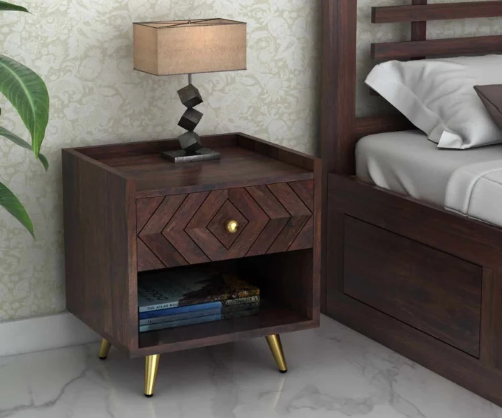 Wave-Solid-Sheesham-Wood-Bedside-With-Storage-2.webp Wave Solid Sheesham Wood Bedside With Storage - Image 1
