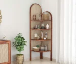 Solid Wood Cane Book Shelf