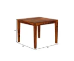 Woodora 2 Seater Dining Set With Cushion - Image 8
