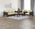Woodwave 3+1+1 Wooden Sofa Set